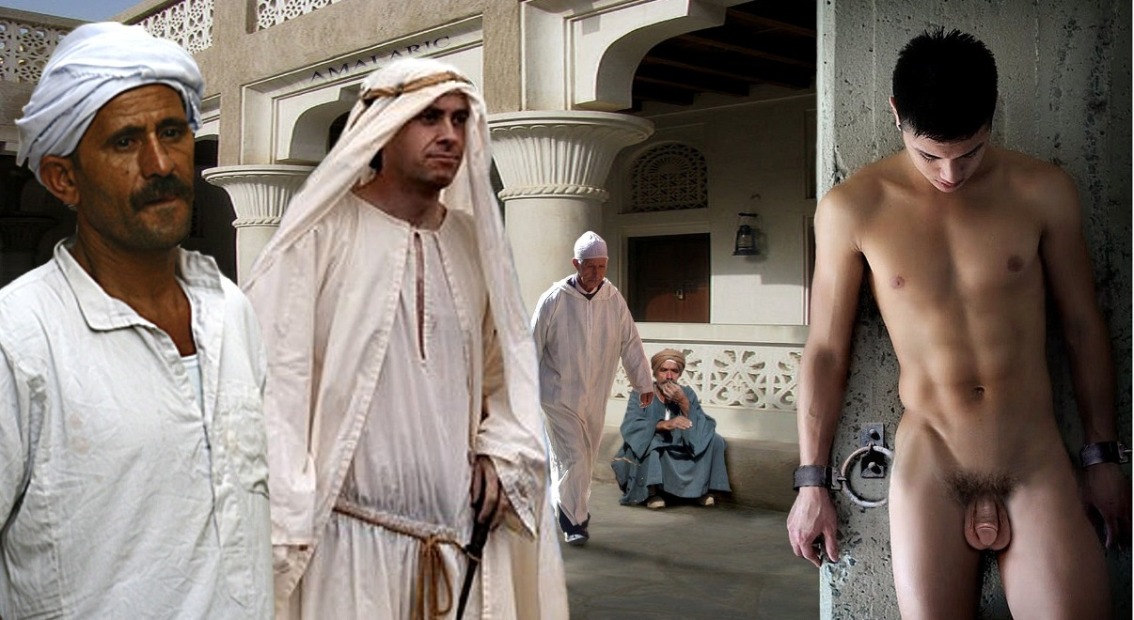 Arab Male Slave Market. 